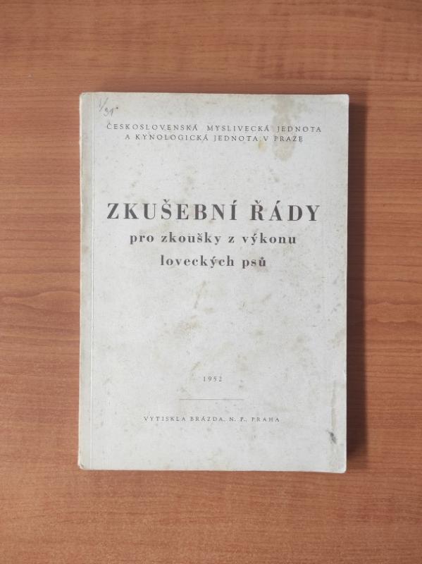 Zkušební řády pro zkoušky z výkonu loveckých psů