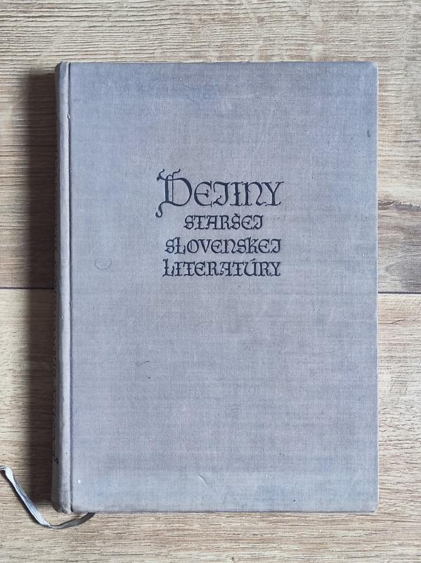 Dejiny staršej slovenskej literatúry