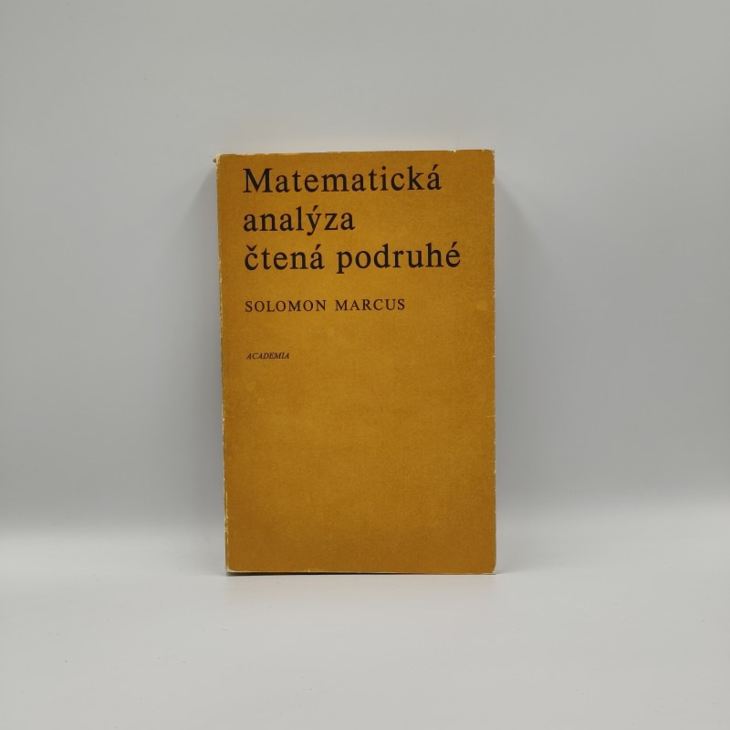 Matematická analýza čtená podruhé