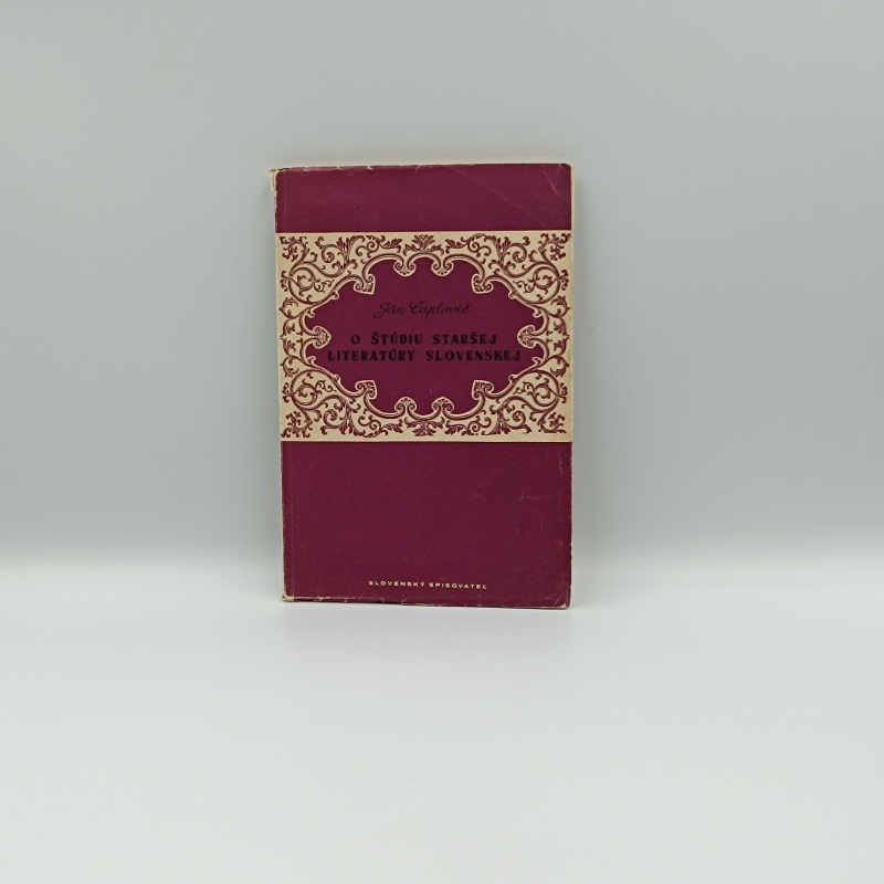 O štúdiu staršej literatúry slovenskej