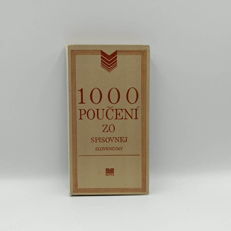1000 poučení zo spisovnej slovenčiny